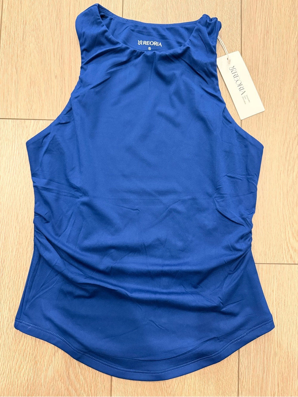 NWT- Reoria Jr Women's Size Small Royal Blue Sleeveless Athletic Tank